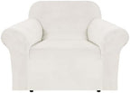 H.VERSAILTEX Stretch Velvet Armchair Cover Couch Covers 1 Cushion Chair by HVERSAILTEX