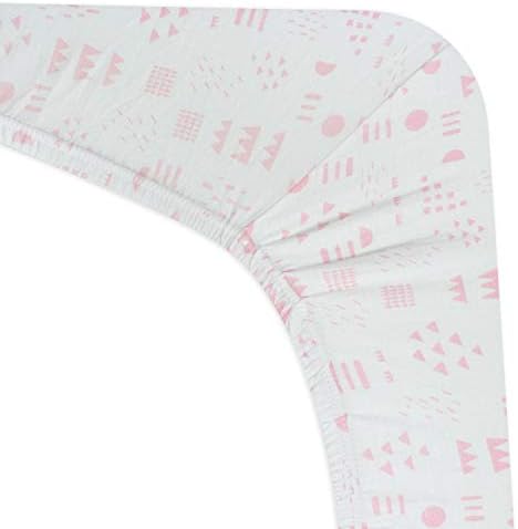 HonestBaby Unisex-Baby Classics Fitted Crib Sheets Set Standard Mattress - Image 4