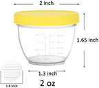 Youngever 18 Sets Baby Food Storage, 2 Ounce Baby Food Containers - Image 2