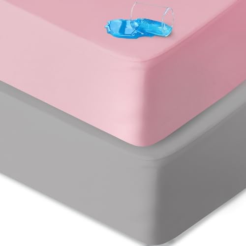 Pack and Play Sheets Waterproof 2 Pack by Bilobanbabybedding