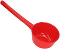 Scoop for Bath Red Plastic Ladle by Ymiko
