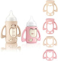 4-Pack Silicone Sleeves for Pigeon Glass Nursing Bottle 5.4 & 8.1 oz by Unknown