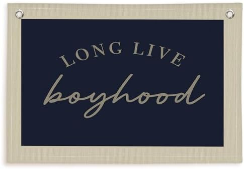 Lacama Vintage Long Live Boyhood Boys Room Decor by Lacama