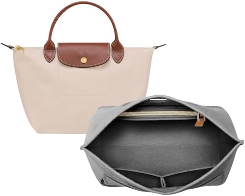 OPPOSHE Purse Organizer Insert for Longchamp Le Pliage, Premium Felt Long Champ by OPPOSHE