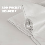 H.VERSAILTEX Blackout Kitchen Curtain Valances, Short Window Valance Curtains - Image 4