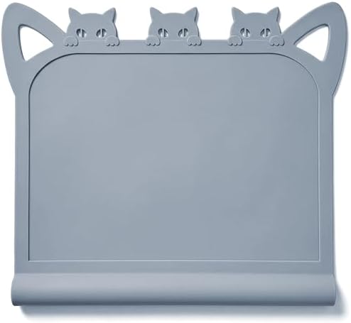 Silicone Toddler Placemat with Teething Table Edge Bumper by BIGSPINACH