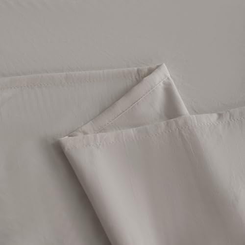 FLXXIE 5-Piece Microfiber Toddler Bedding Set, Somke Grey - Image 6