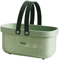Medium Bathroom Caddy, Portable Shower Caddy Green, Plastic Bathroom Organizer by Kamuavni