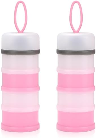 Accmor 2 Pack Baby Formula Dispenser On The Go, Stackable Formula Dispenser by Accmor