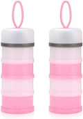 Accmor 2 Pack Baby Formula Dispenser On The Go, Stackable Formula Dispenser by Accmor