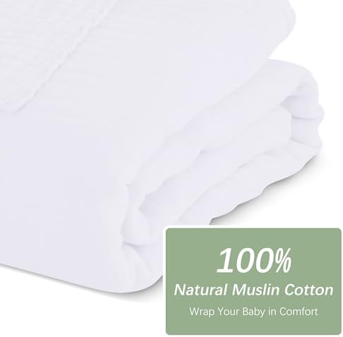 SWEET DOLPHIN Muslin Baby Bath Towels Blanket - Image 4