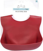 Three Little Tots Modern Silicone Baby Bib – Adjustable Fit Waterproof Catch - Image 2