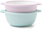 Ello Clean Start Ceramic Toddler Bowls by Ello
