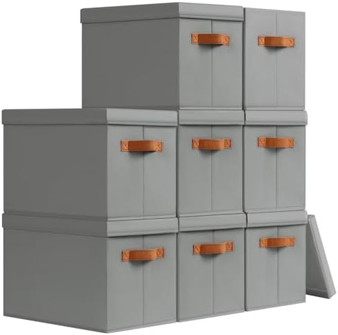 Homsorout Storage Bins with Lids by Homsorout