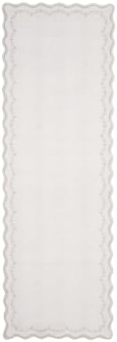 GarveeHome 2.5x10 Scalloped Washable Runner Rug Long Hallway Kitchen Rug - Image 4