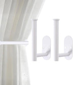 Curtain Tiebacks Hooks Wall Mounted, Curtain Holdbacks Screw-in, Curtain Holders by Hoousuper
