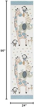 SAFAVIEH Carousel Kids Collection Runner Rug - Image 2
