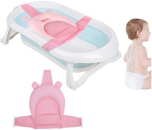 Baby Flotation Bath Cushion Infant Bath Seat Support Net Newborn Bathtub Mesh by Unknown