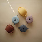 mushie Silicone Snack Cup | Spill Proof Food Container - Image 5