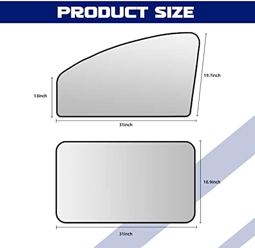 NTNEV Car Side Window Sun Shades, Shades - Image 2