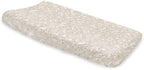 Crane Baby Changing Pad Cover, 100% Cotton Sateen Exterior Fitted Changing Pad by CraneBaby