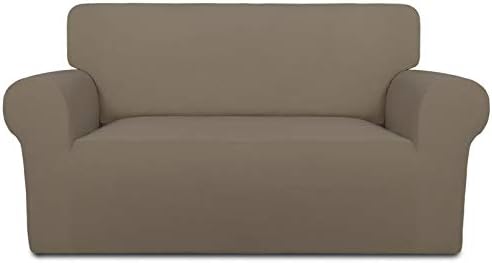 PureFit Stretch Loveseat Covers Fleece Couch Covers by PureFit