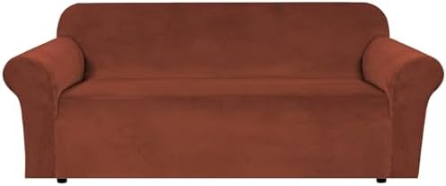 H.VERSAILTEX 1 Peice Stretch Velvet Sofa Covers by HVERSAILTEX