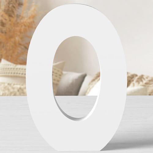 12 Inch White Wood Numbers Unfinished Wood Numbers by ZARUATU