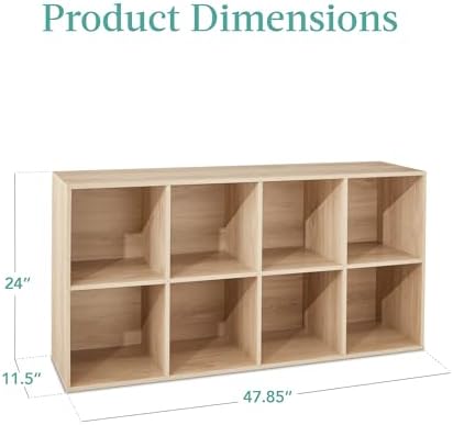 Best Choice Products 8-Cube Storage Organizer, 11in Shelf Opening, Display Shelf - Image 3