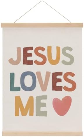 Christian Decor Boho Poster Hanger, Jesus Religious Wall Decor by Unknown