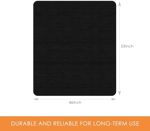 Kuyal Chair mat for Hardwood Floor, 46 x 53 inches Rectangle Floor Mats - Image 2