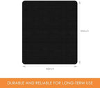 Kuyal Chair mat for Hardwood Floor, 46 x 53 inches Rectangle Floor Mats - Image 2