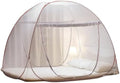 Portable Pop-Up Brown Mosquito Net Tent by AMMER