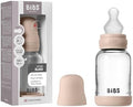 BIBS Glass Baby Bottle, 120 ml, Silicone Nipple by BIBS
