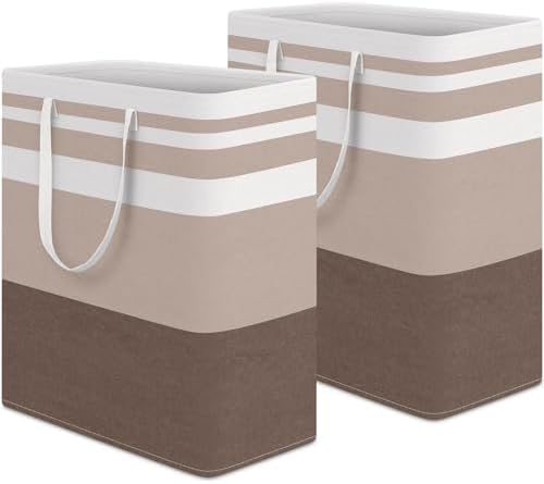 HomeHacks 2 Pack Large Laundry Baskets, Laundry Hampers Bags by HomeHacks