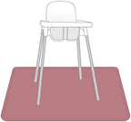 BapronBaby Minimalist Blush Waterproof Splash Mat Catch All Floor Cover - Image 3