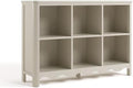 Storkcraft Casablanca 6 Cube Organizer Bookcase, Frosted Oat by Storkcraft