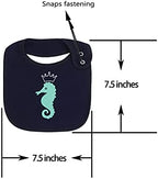 Maiwa 6 Pack Waterproof Cotton Baby Bibs - Image 4