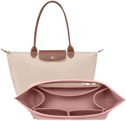OPPOSHE Purse Organizer Insert for Longchamp Le Pliage, Premium Felt Long Champ by OPPOSHE