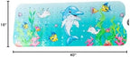 ENKOSI Non-Slip Bath Mat and Shower Mat 40x16 Extra Long, Dolphin Print - Image 6