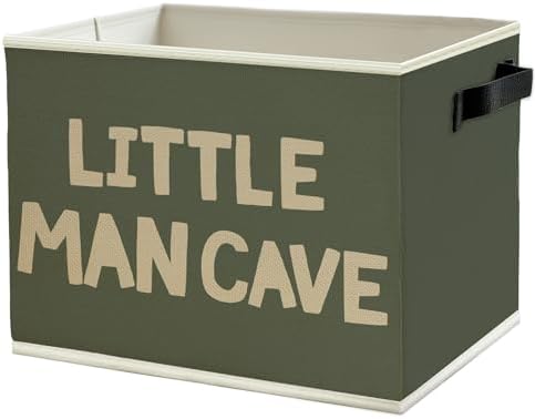 Little Man Cave Boys Storage Bins Box by Unknown