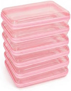 CoiiJoii 6Pcs Large Clear Hard Shell Zippered Case, Diaper Bag Organizing by CoiiJoii
