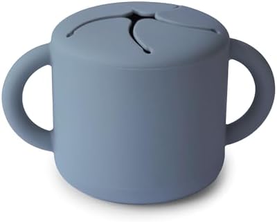 mushie Silicone Snack Cup | Spill Proof Food Container by mushie
