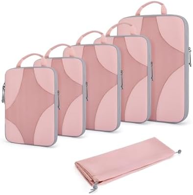 Bagsmart Compression Packing Cubes, Travel Bag Cruise Ship Essentials by BAGSMART