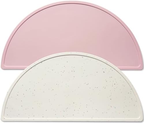 Silicone Placemats for Babies, Toddlers & Kids, BPA-Free Non-Slip Baby Table by Mubobiee