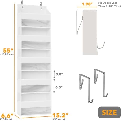 SpaceAid 1 Pack Over The Door Organizer - Image 2