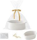White Woven Rope Basket, Baby Gift Basket by HZFTJOY