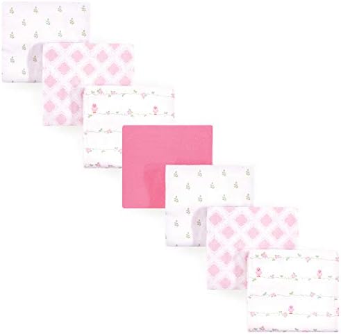 Luvable Friends Unisex Baby Cotton Flannel Receiving Blankets, Bird 7-Pack - Image 2