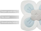 PandaEar Baby Bath Pad for Newborn, Soft Flower Infant Sink Bath Cushion - Image 2