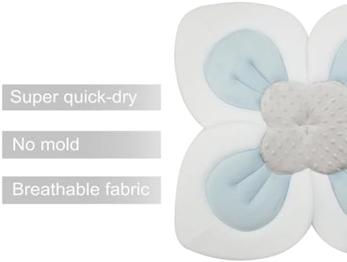 PandaEar Baby Bath Pad for Newborn, Soft Flower Infant Sink Bath Cushion - Image 2